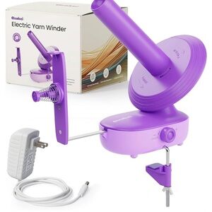NEW Open Box Automatic Yarn Winder for Crocheting & Knitting, Electric Yarn Ball